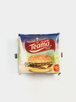 Phô mai lát cheddar slices burger Teama 120g (12 lát/gói)