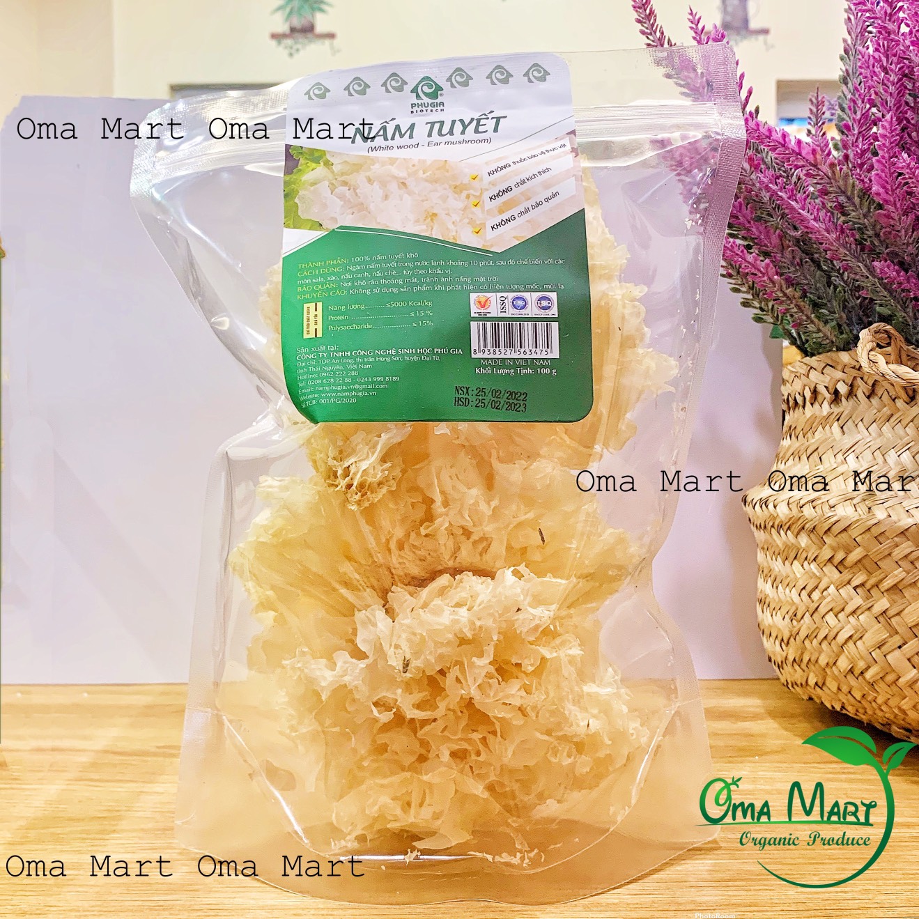 Nấm tuyết phú gia
