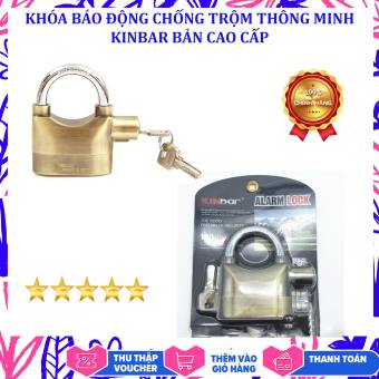 Khóa chống trộm xe đạp, Khóa Báo Động Chống Trộm Thông Minh Kinbar Bản Cao Cấp, Ổ khóa xe chống trộm, Khóa chống trộm cao cấp mỹ - Báo còi tự động khi có trộm - Ưu đãi 50% - Bảo hành uy tín 1 đổi 1 toàn quốc