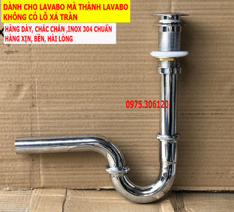 NÚT NHẤT TI THAU- Xi Phông Xả Chậu Rửa Mặt Lavabo Co Đẹp X05 XẢ NHẤN, inox 304 chống han gỉ, co dày, nút nhấn tốt, lắp chậu lavabo KHÔNG có xả tràn