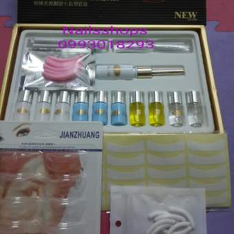 combo  th.uốc uốn mi + trục 3d+ trục 6d+ dán mi dưới