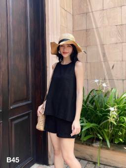 Bộ đũi nữ tơ xước, bộ đũi sát nách, set đũi đẹp, đồ đi biển đẹp size 40 đến 70kg