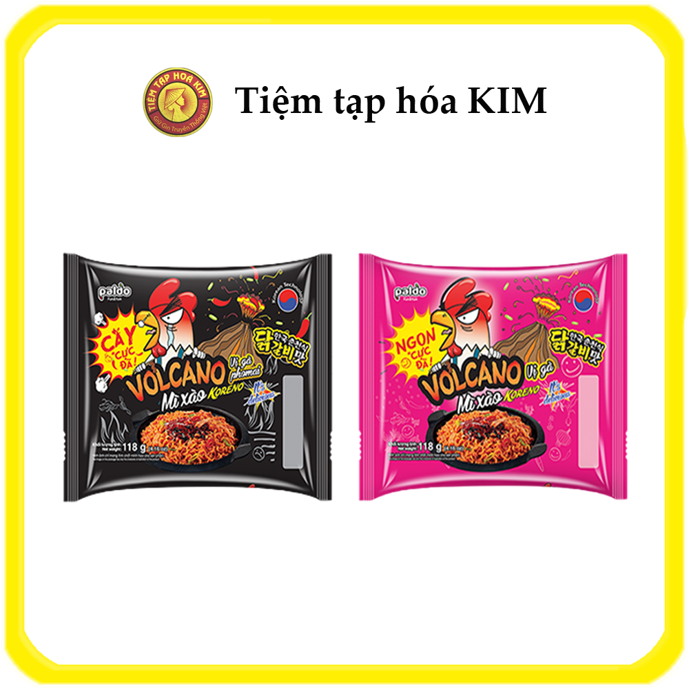 Mì xào Koreno Volcano gói 118g