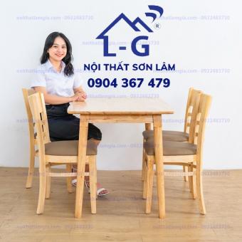 BỘ BÀN ĂN GIA ĐÌNH BẰNG GỖ - KIỂU HIỆN ĐẠI