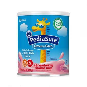 Sữa bột Pediasure hươu cao cổ Pediasure Grow & Gain Hương Dâu 400g.  Date 05/2024