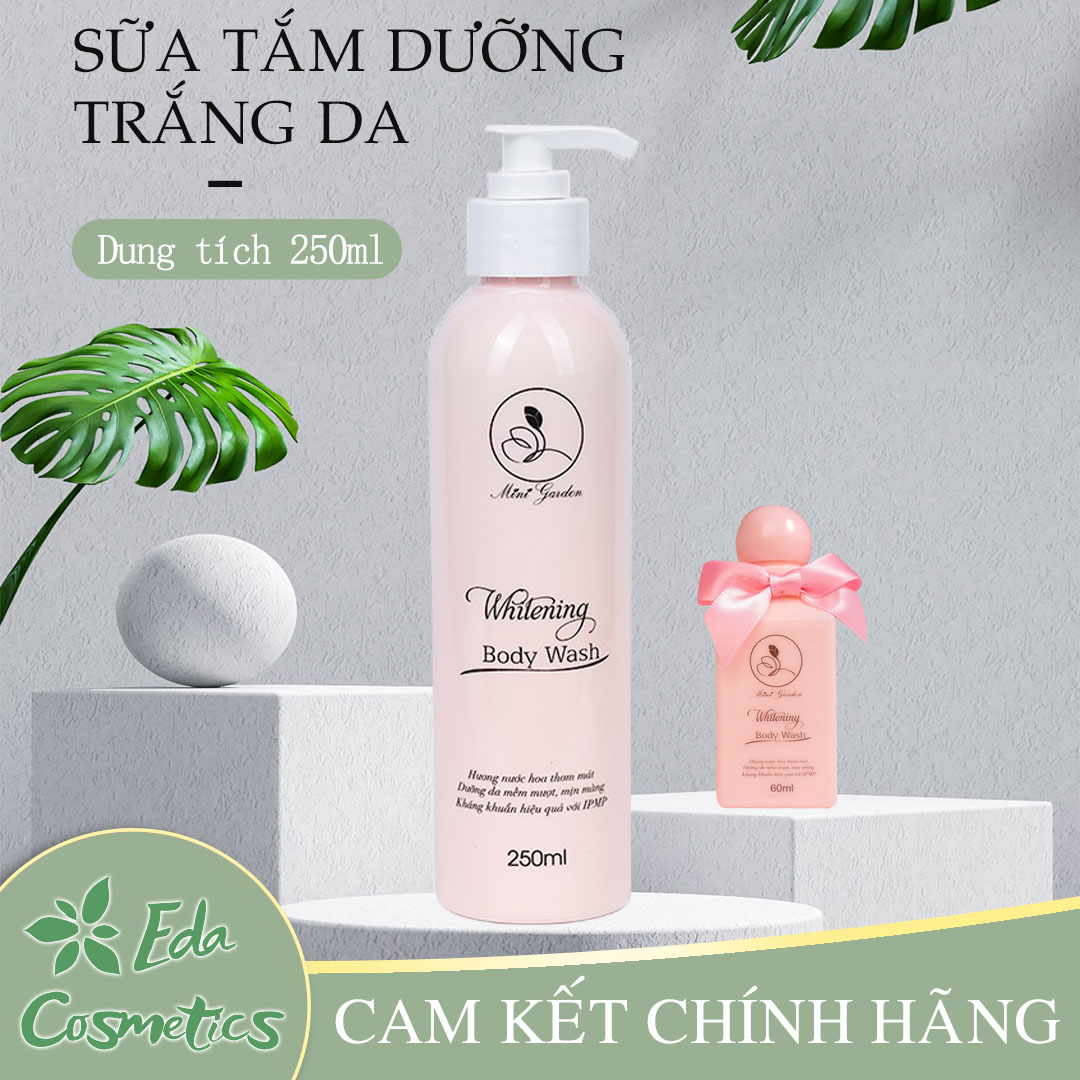 Sữa tắm trắng da hương nước hoa chính hãng Mini Garden giúp da sáng hồng mềm mại, không gây kích ứng- Sữa tắm nước hoa thơm lâu, Eda Cosmetics