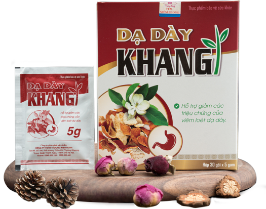 Dạ Dày Khang 👍 [CHÍNH HÃNG] ❤️ Lựa Chọn Cho Người Trào Ngược, Viêm Loét Dạ Dày, Khuẩn HP - TS001