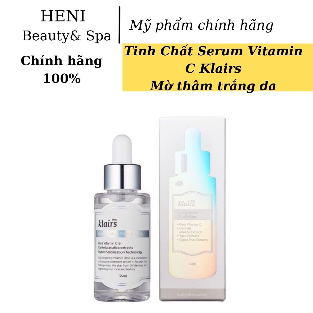 Tinh Chất Serum Dear Klairs Trắng Da , Mờ Thâm Nám Freshly Juiced Vitamin C Drop 35ml