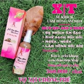 Xịt Phụ Khoa Thảo Dược Hồng Khít Kháng Viêm TẶNG QUÀ