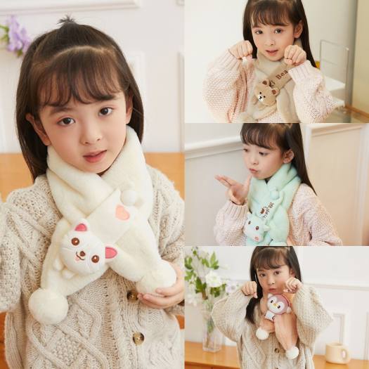 khăn quàng cổ lông cho bé