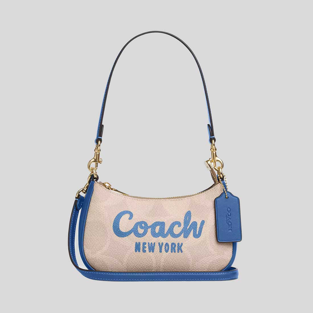 Authentic Coach Teri Shoulder Bag With Free Dust Bag Paper Bag