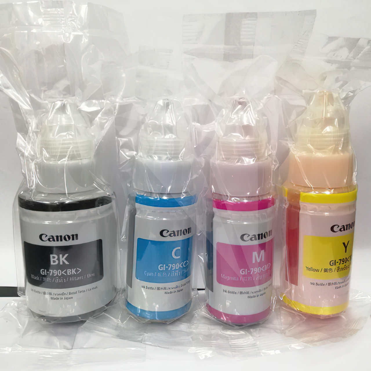 หมึกเติม Canon GI-790-BK Ink Original No Box สีดำ for G1000, G2100, G3010 แท้100%