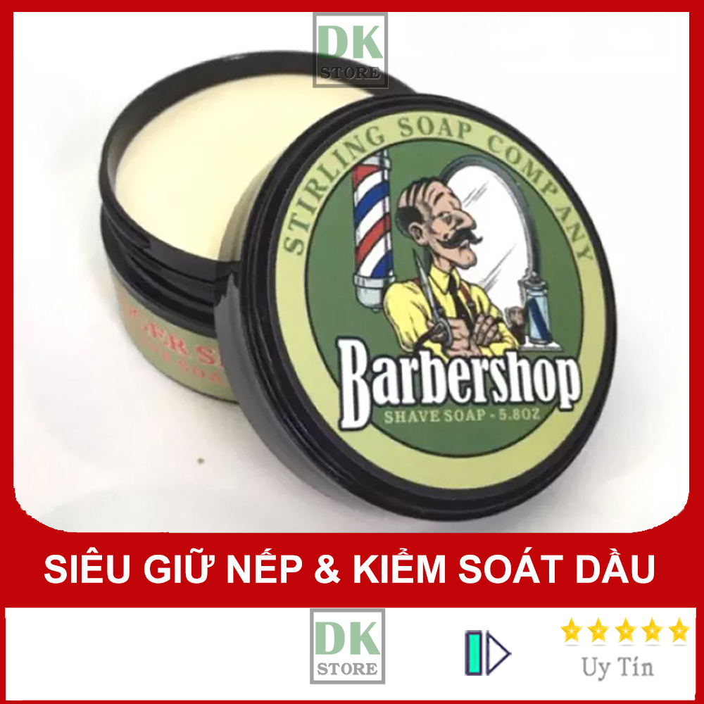 Sáp vuốt tóc nam barbershop - sáp tạo kiểu giữ nếp lâu và bóng mượt - 80gram