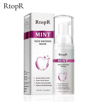 🌸🌸CHÍNH HÃNG🌸🌸 RtopR Bọt Tẩy Trắng Răng Làm Sạch Răng Khử Mùi Hôi Miệng Mousse Teeth Whitening Clean Teeth 60ml
