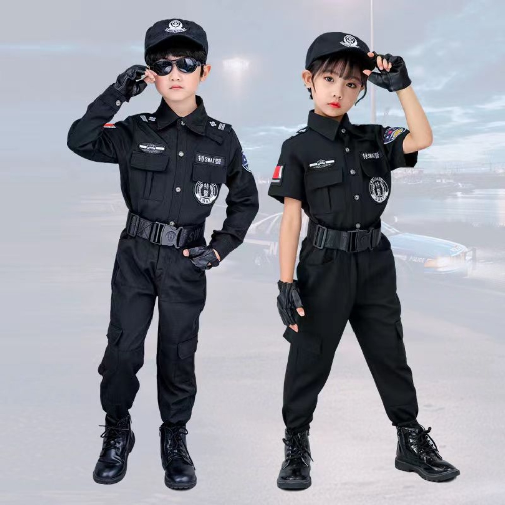 Boys Girls Special Forces Soldier Costume For Child Kids Army Military  Camouflage Occupation Uniform Game Role Play