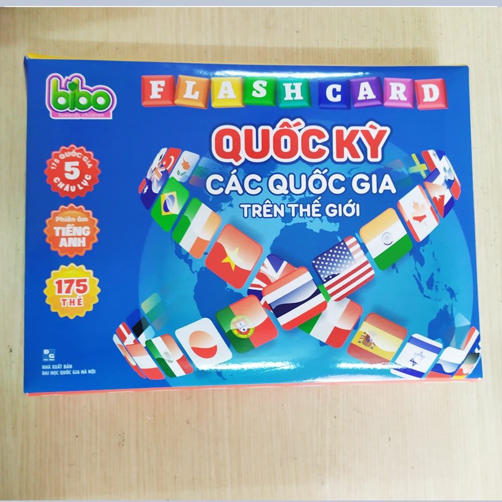 Bộ Thẻ Cờ Các Nước Và Quốc Kỳ Các Quốc Gia Trên 5 Châu Lục Cho Bé Học Tập Và Khám Phá Thế Giới Xung Quanh Đồ Chơi Giáo Dục