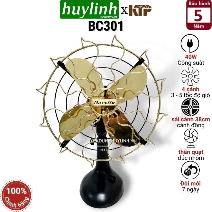 Quạt bàn kiểu cổ kim thuận phong ktp bc301