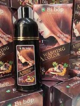 Dầu gội nâu thảo dược Bibop ăn bạc 100% - Màu sô cô la
