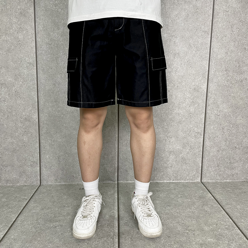 Quần short kaki nam J4U, quần đùi nam thể thao lưng thun form rộng short pants
