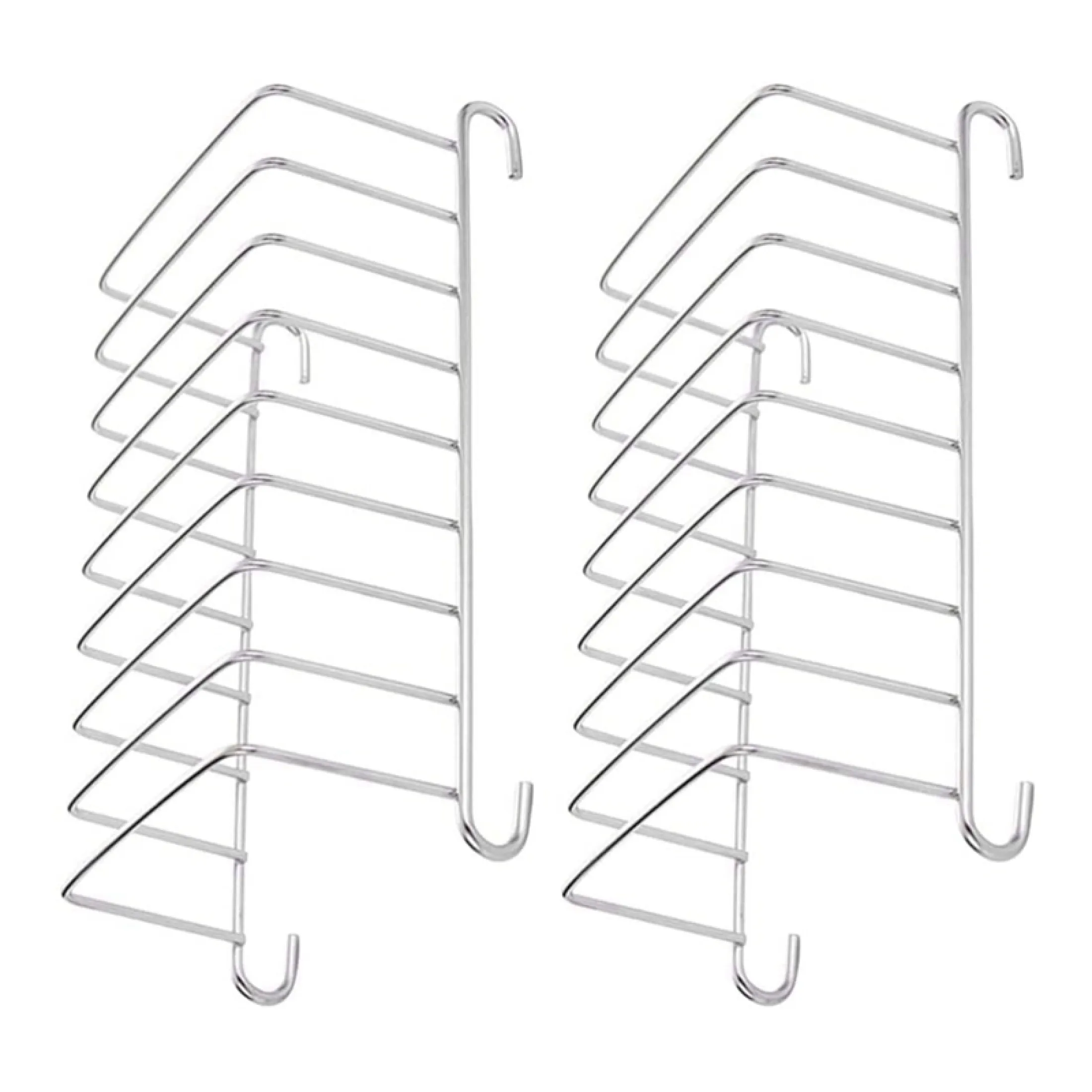 2 Pieces Toast Bread Rack Holder 8 Slice Holes Stainless Steel Tool Cooling Grid Bread Rack Toast Stand Air Fryer Accessories Kit for Kitchen Toast Rack Suitable for Kitchen Restaurants and Parties