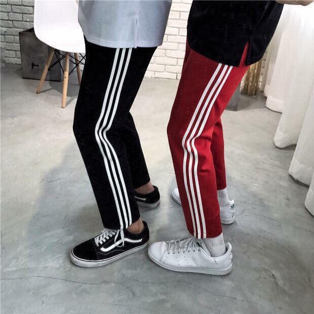 Quần thể thao nam nữ unisex 3 sọc và 1 sọc chất thun mát mẻ - ginstore 003