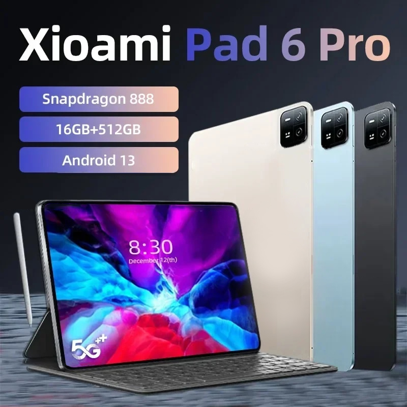 【新品同様】　Xiaomi Pad 6 Pro 16GB 512GB Mi Pad 6 Pro Tablet - 11.6 Inch 144Hz Display, 16Gb Ram 512Gb Rom