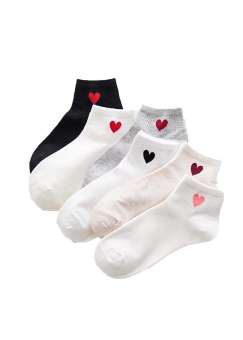 Bộ 3 Đôi Tất Vớ Nữ Trái Tim Hàn Quốc