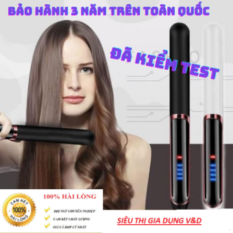 Máy kẹp tóc, duỗi tóc đa năng KOREMI HOT 2022-Máy ép duỗi tóc, uốn xoăn tóc Hàn Quốc 2in1