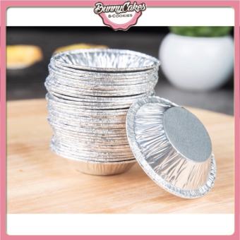 50 giấy cốc giấy nhôm 7x4x1.5cm làm bánh tart dùng 1 lần