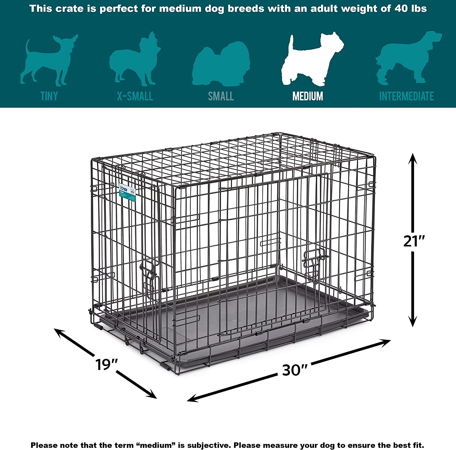 30 inch crate dog