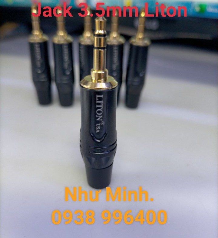 Jack 3.5mm streo hàn dây - jack 3.5mm rời cao cấp.