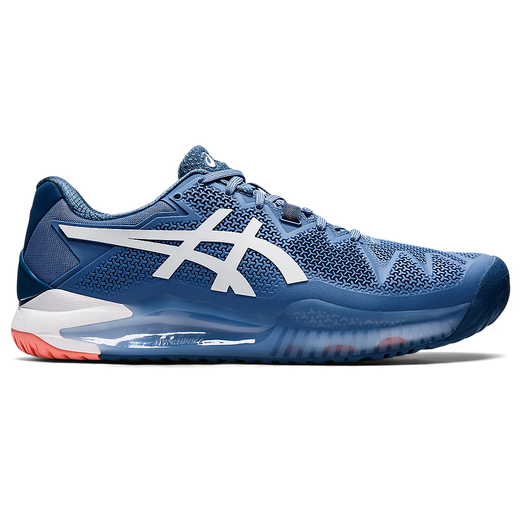 Giày Tennis Asics Gel Resolution 8 Clay-Blue Harmony/White