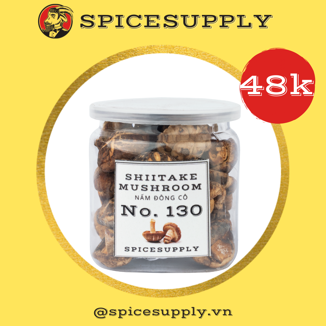 [HCM]Hũ 40g Shiitake Mushroom - Nấm Hương, nấm Đông Cô sấy dùng hầm canh, nấu súp siêu ngon