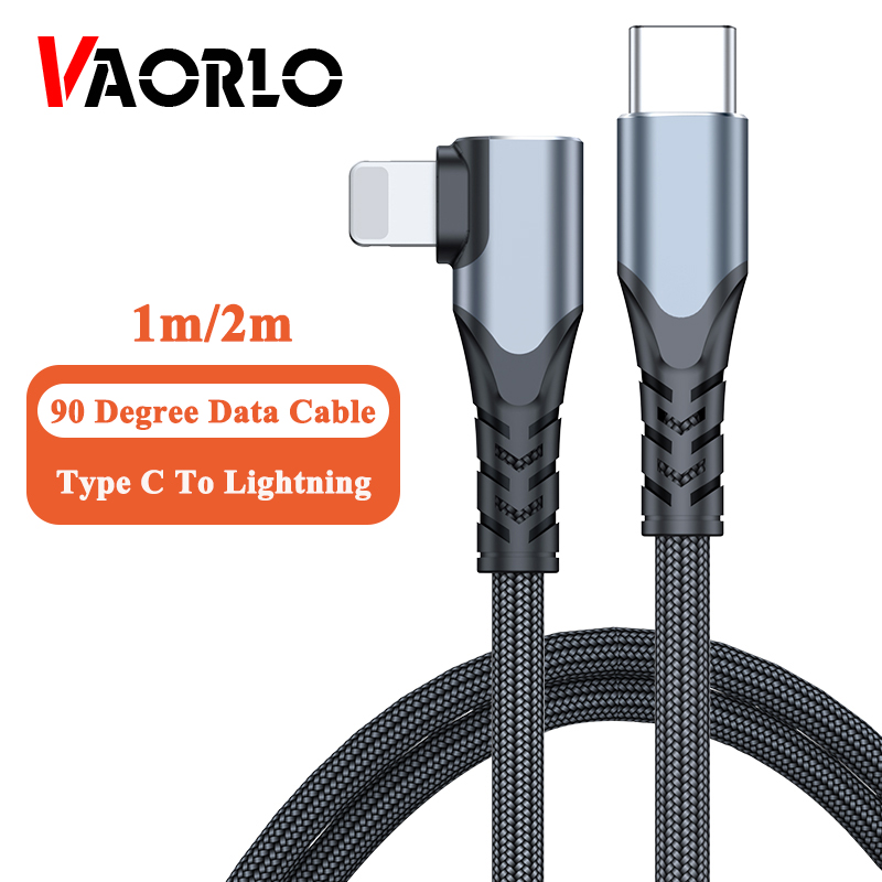 Vaorlo cáp usb c sang lightning 20w cáp usb kim loại tương thích với iphone 11 11 pro iphone 12 12 pro 12 mini sạc nhanh truyền dữ liệu pd usb type-c sang lightning dây sạc