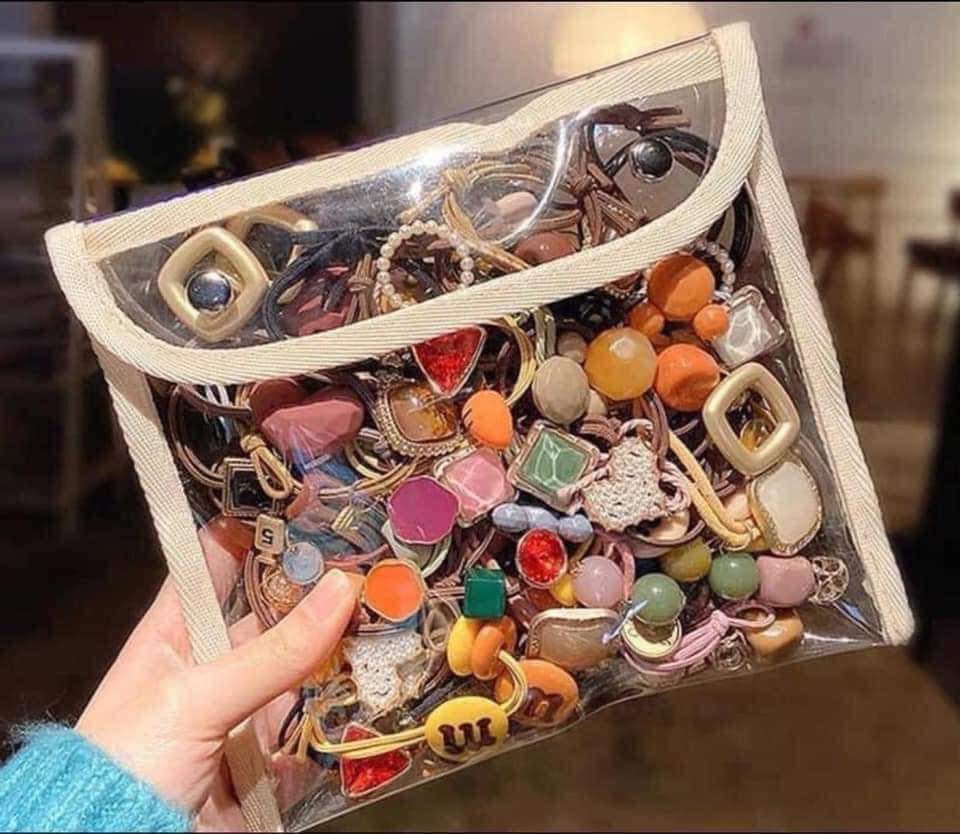 Buộc tóc nữ cá tính set nhiều mẫu ,💖FREESHIP💖, có túi đựng siêu xịn xò,hàng Quảng châu