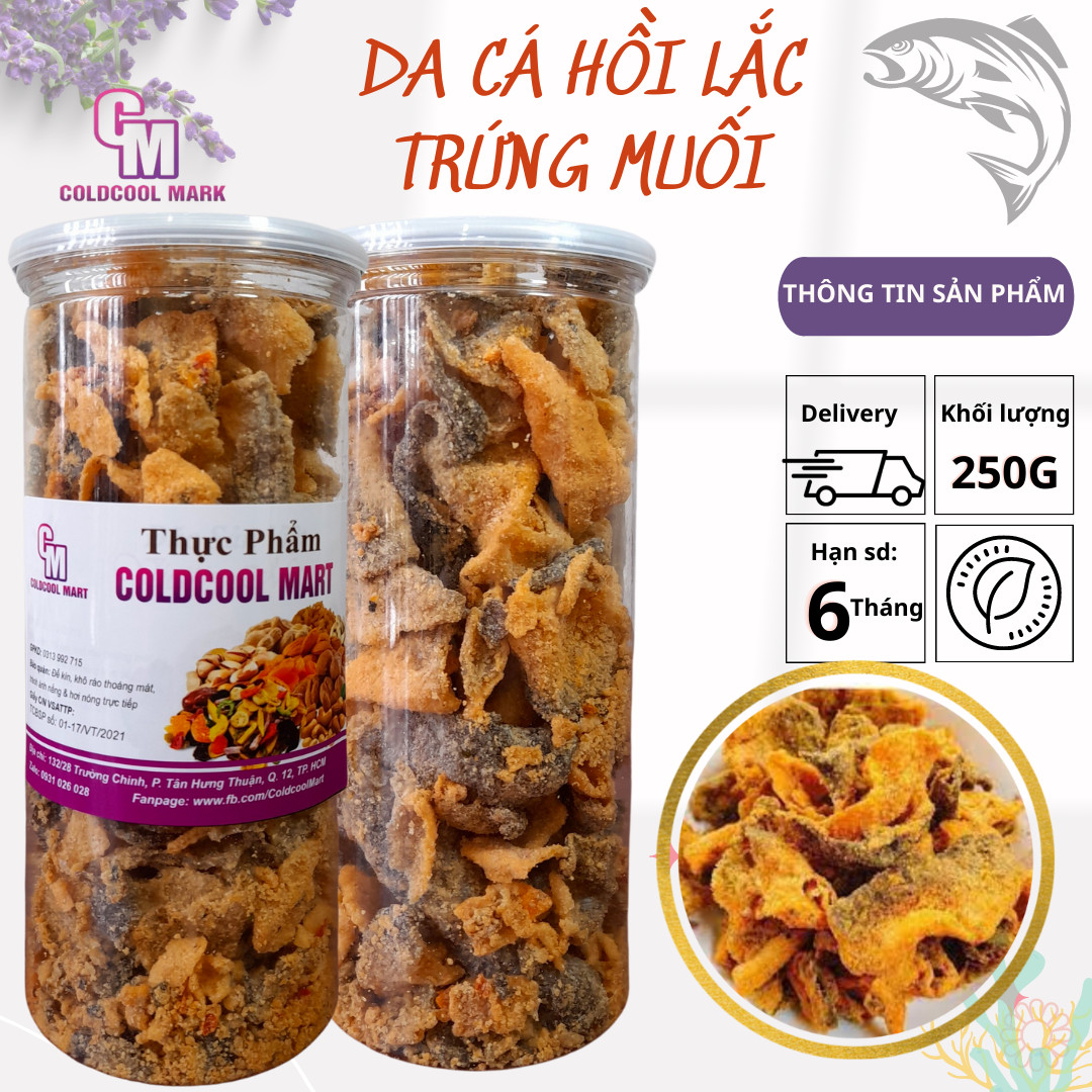250gr da cá hồi trứng muối chiên giòn