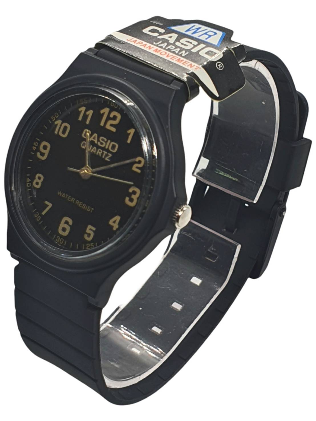 มุมมองเพิ่มเติมของสินค้า (กันน้ำ) นาฬิกาcasio พร้อมกล่อง นาฬิกาข้อมือผู้ชาย casio สายยาง สีดำ นาฬิกาผู้ชาย นาฬิกาคาสิโอ้ นาฬิกาเด็กโต RC537