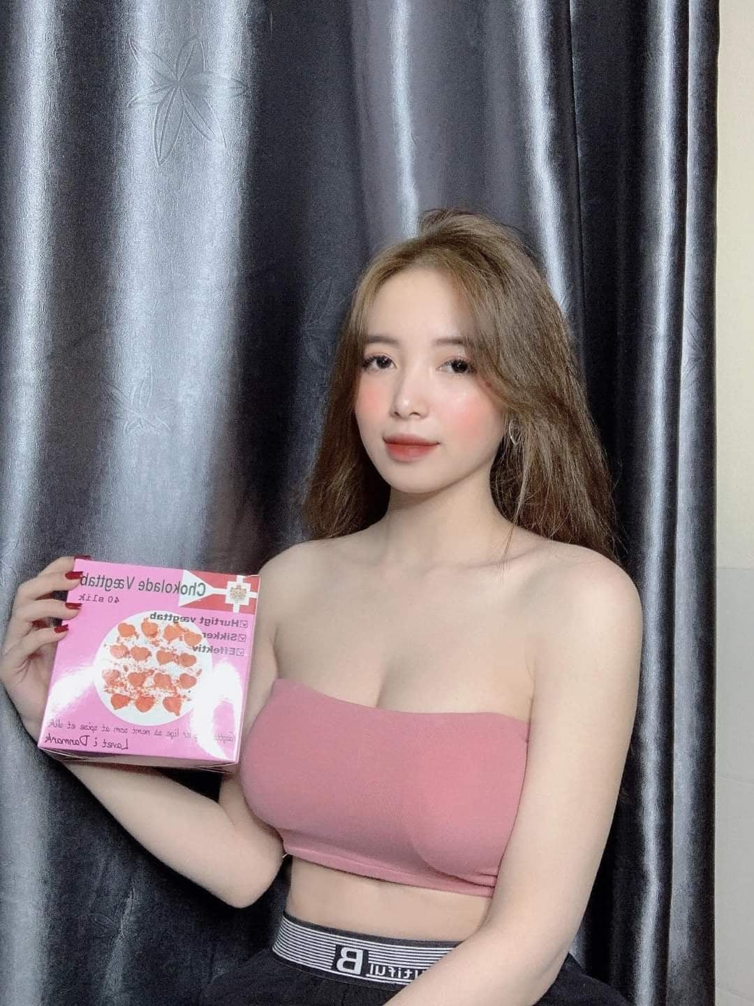 Kẹo Socola Giảm Cân Đan Mạch hộp hồng 20 viên [LOẠI MẠNH] giá dùng thử