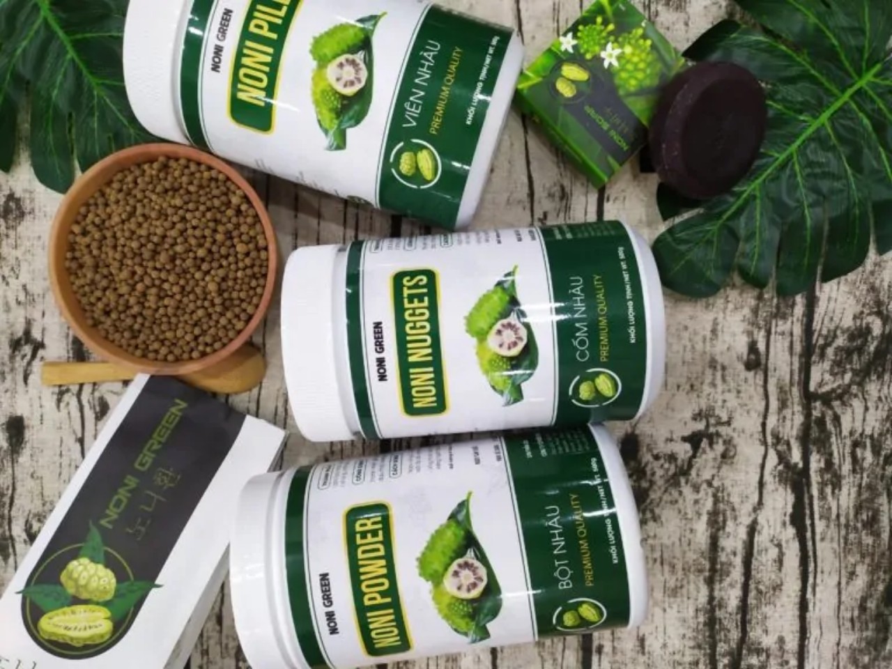 Viên nhàu nguyên chất nonigreen