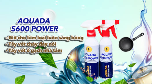 Bình Xịt Tẩy Sáng Bóng Đồ Dùng Aquada S600 Power - Bình Xịt Tẩy Rửa Nhà Bếp,Phòng Tắm,Nhà Vệ Sinh - Chất Tẩy Đồ Bị Rỉ Sét,Dầu Mỡ Bị Bám Lâu Ngày - Tẩy Rửa Bề Mặt,Sàn,Bàn Ghế,Cửa,,,,,