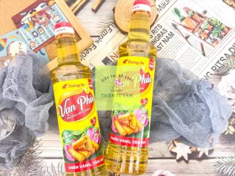Dầu Ăn Thuần Chay Vạn Phúc Tường An Chai 750ml