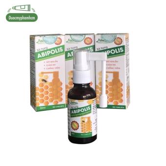 Xịt họng Abipolis – Keo ong kháng khuẩn, giảm ho, chống viêm ( 15ml )