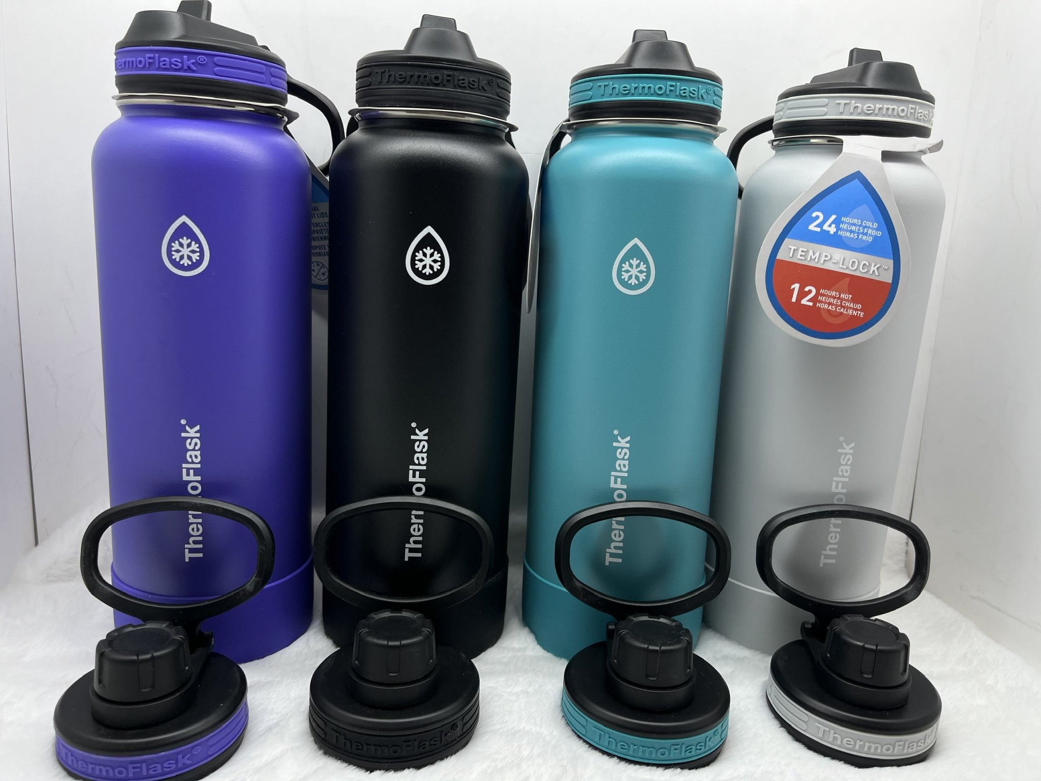Bình giữ nhiệt INOX cao cấp Thermoflask mẫu mới 1.2L 2 nắp - Giữ nóng 12h, giữ lạnh 24h