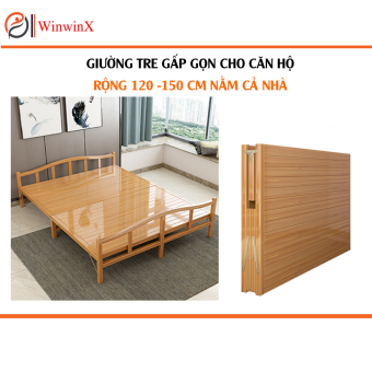 Giường Tre Gấp Gọn Thông Minh, Nằm Thư Giãn, 100% Bằng Tre Tự Nhiên, Giường Tre Cao Cấp Cho Bà Bầu, Xếp Gọn Tiện Lợi Tiết Kiệm Diện Tích