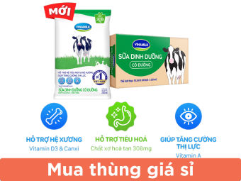 Thùng 48 Bịch Sữa dinh dưỡng Vinamilk 220ml