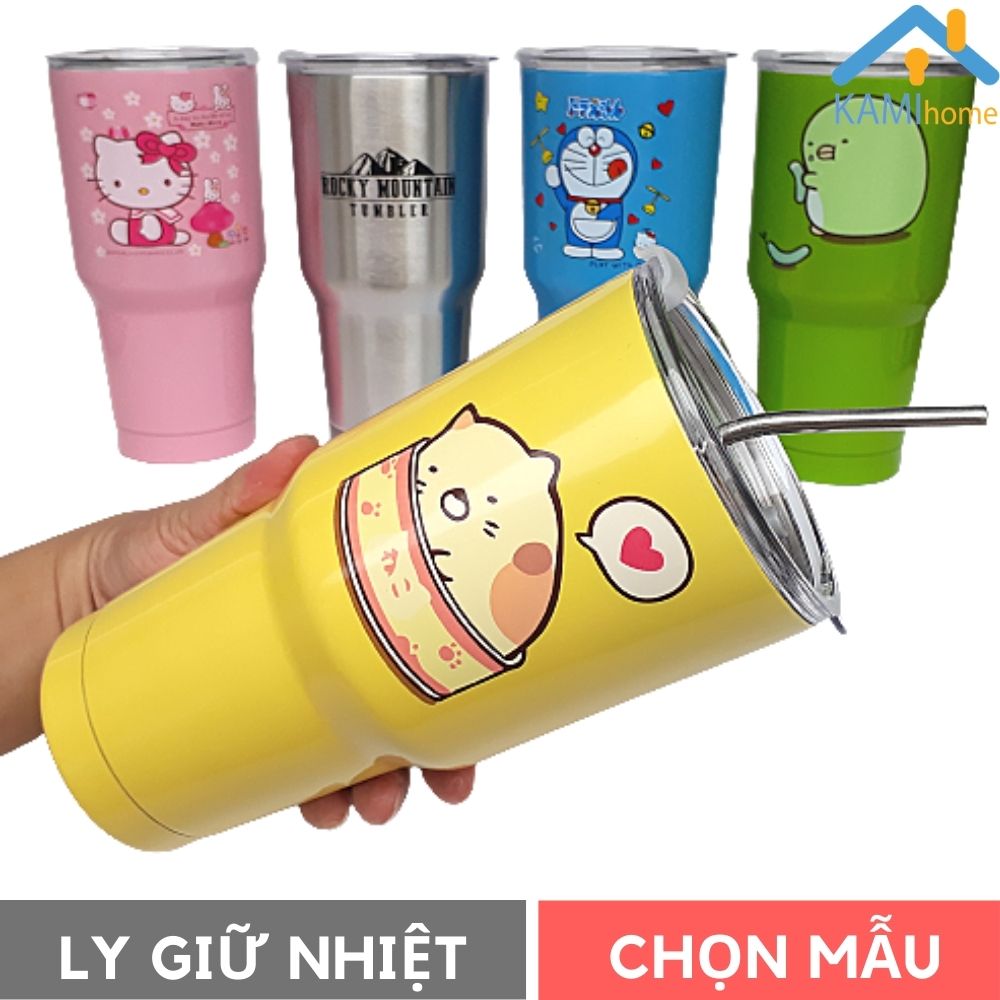 Ly giữ nhiệt inox thái lan 900ml, cốc giữ nhiệt cách chân không cao cấp, nhiều mẫu mã đa dạng