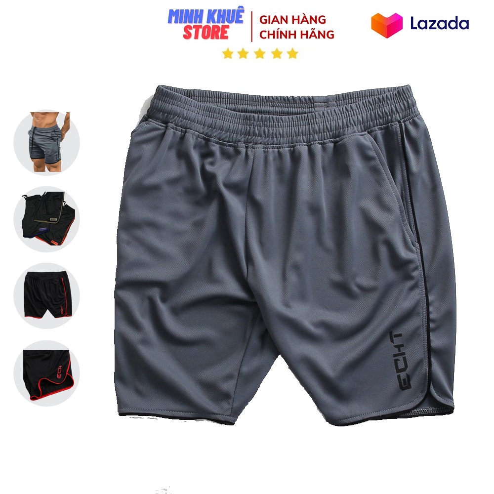 Quần đùi thể thao nam tập gym - echt qd15