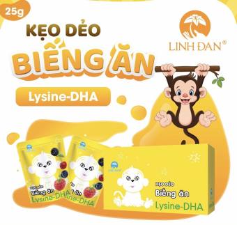 KẸO DẺO BIẾNG ĂN LYSINE - DHA. BỔ SUNG DƯỠNG CHẤT, GIÚP BÉ ĂN NGON VÀ HỖ TRỢ PHÁT TRIỂN TRÍ NÃO