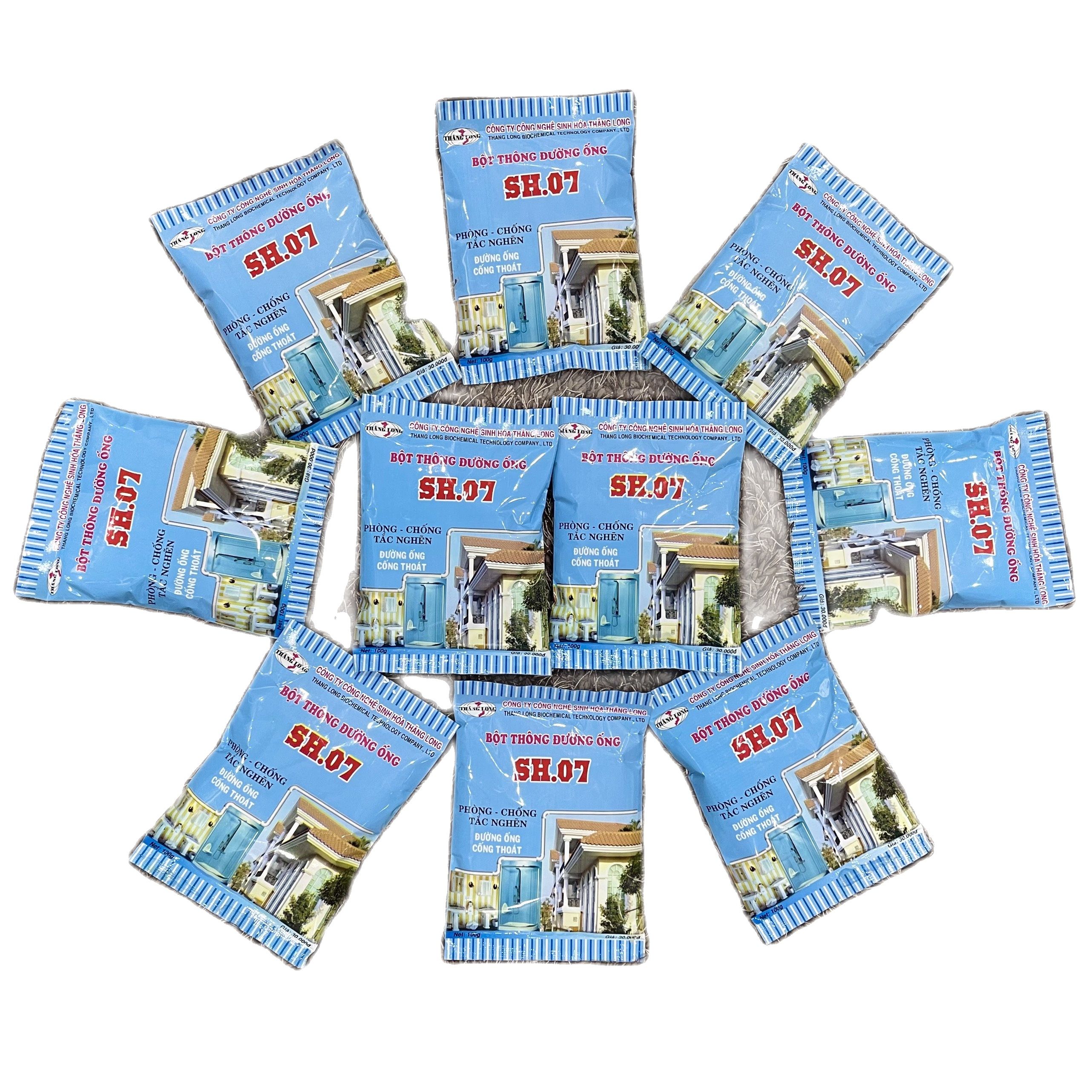 [ SỈ 10 GÓI ] Bột Thông cống SH07 - Thông tắc Bồn cầu, bồn rửa mặt, cống - Không hiệu quả hoàn tiền - Hàng CHÍNH HÃNG