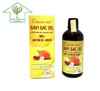 DẦU GẤC ÉP LẠNH NGUYÊN CHẤT 100%  - SÁNG MĂT, ĐẸP DA, CHỐNG LÃO HÓA - chai 100ml